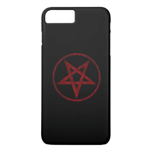 Rode Duivel Pentagram iPhone 8 Plus / 7 Plus Hoesje