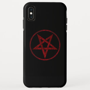 Rode Duivel Pentagram iPhone XS Max Hoesje