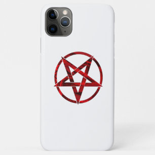 Rode Duivel Pentagram iPhone 11 Pro Max Hoesje