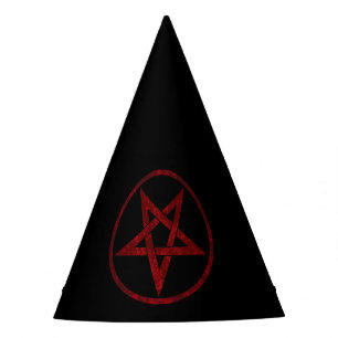 Rode Duivel Pentagram Feesthoedjes