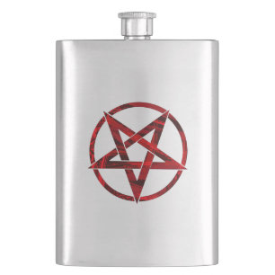 Rode Duivel Pentagram Flacon