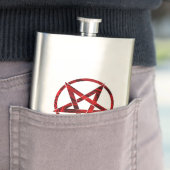 Rode Duivel Pentagram Flacon (Voorbeeld)