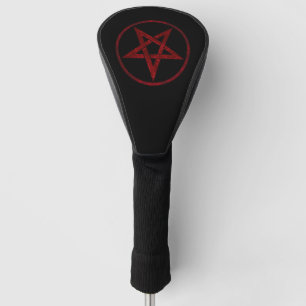 Rode Duivel Pentagram Golfheadcover
