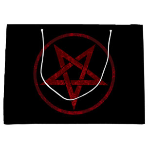 Rode Duivel Pentagram Groot Cadeauzakje
