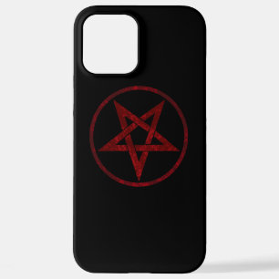 Rode Duivel Pentagram iPhone 12 Pro Max Hoesje