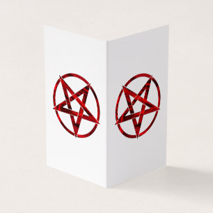 Rode Duivel Pentagram Kaart
