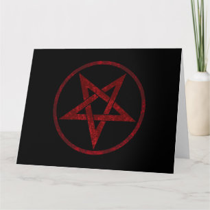 Rode Duivel Pentagram Kaart