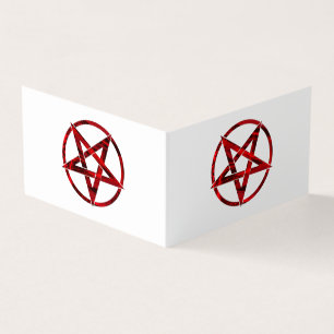 Rode Duivel Pentagram Kaart