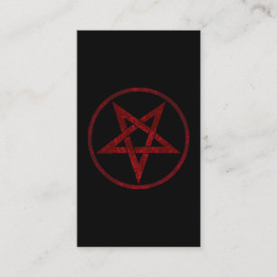Rode Duivel Pentagram Kortingskaartje