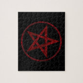 Rode Duivel Pentagram Legpuzzel (Verticaal)