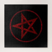 Rode Duivel Pentagram Legpuzzel (Horizontaal)