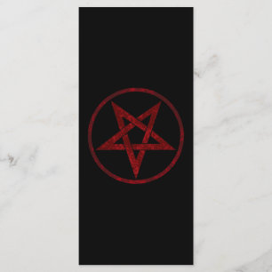 Rode Duivel Pentagram Menu