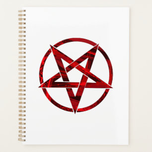 Rode Duivel Pentagram Planner