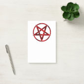Rode Duivel Pentagram Post-it® Notes (Kantoor)