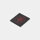 Rode Duivel Pentagram Post-it® Notes (Schuin)