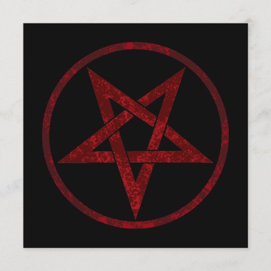 Rode Duivel Pentagram Programma (Voorkant)