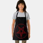Rode Duivel Pentagram Schort (Insitu)