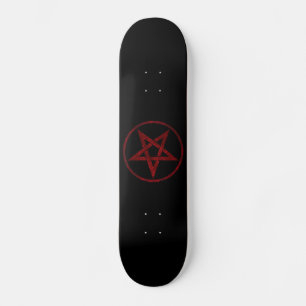 Rode Duivel Pentagram Skateboard