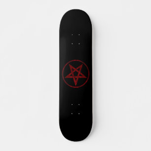 Rode Duivel Pentagram Skateboard