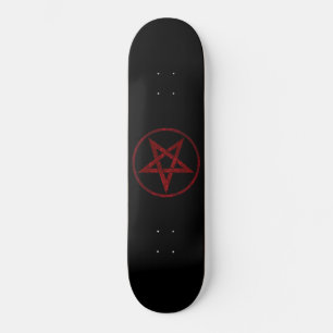 Rode Duivel Pentagram Skateboard
