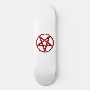 Rode Duivel Pentagram Skateboard