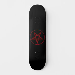 Rode Duivel Pentagram Skateboard