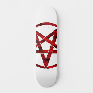 Rode Duivel Pentagram Skateboard