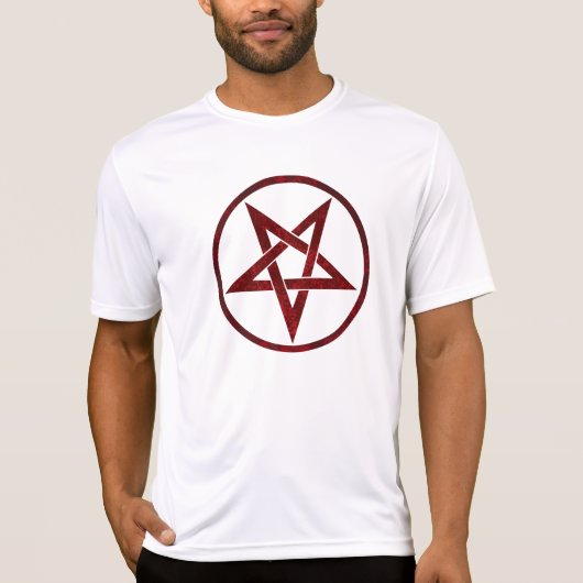 Rode Duivel Pentagram T-shirt (Voorkant)