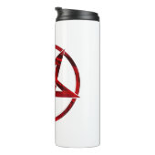 Rode Duivel Pentagram Thermosbeker (Geroteerd rechts)