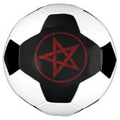 Rode Duivel Pentagram Voetbal (Gedraaid)