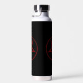 Rode Duivel Pentagram Waterfles (Rechts)