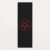 Rode Duivel Pentagram Yogamat (Voorkant)