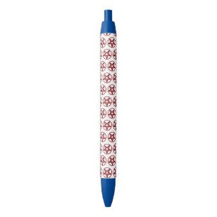 Rode Duivel Pentagram Zwarte Inkt Pen