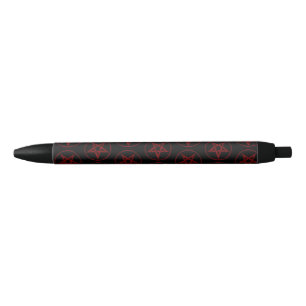 Rode Duivel Pentagram Zwarte Inkt Pen