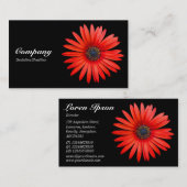 Rode Duivel - Zwart Visitekaartje (Voorkant / Achterkant)