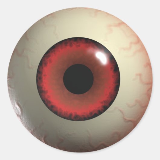 Rode Duivel's Eye Stickers (Voorkant)