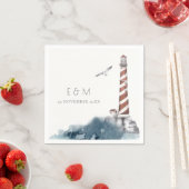 RODE DUSKY BLUE LIGHTHOUSE ZEE MONOGRAM WEDING SERVET (Insitu)