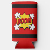 Rode Dynamite Superheld Comic Book Style Birthday (Voorkant)