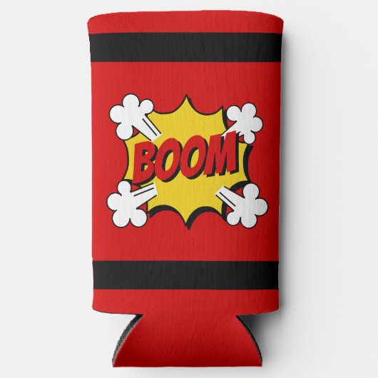 Rode Dynamite Superheld Comic Book Style Birthday (Voorkant)