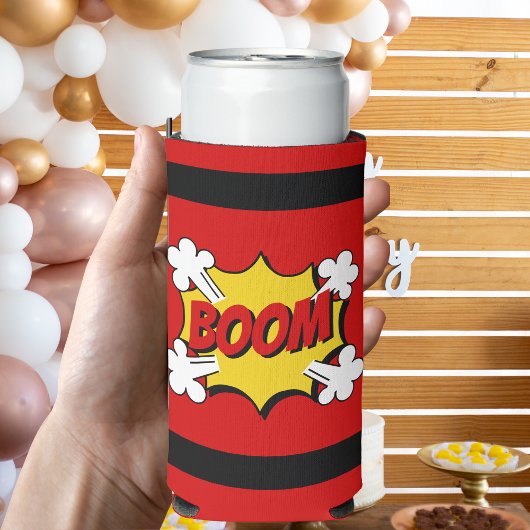 Rode Dynamite Superheld Comic Book Style Birthday