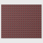 Rode edelsteen cadeaupapier (Vlak)