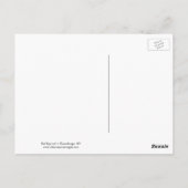 Rode Eekhoorn Briefkaart (Achterkant)