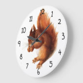  rode eekhoorn grote klok (Hoek)