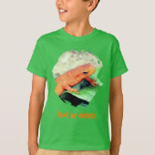Rode Eft Salamander Gepersonaliseerde Natuur T-shirt (Voorkant)