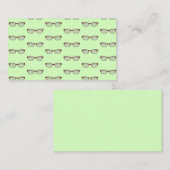 Rode eigelassen visitekaartje (Voorkant / Achterkant)