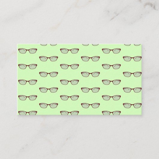 Rode eigelassen visitekaartje (Voorkant)