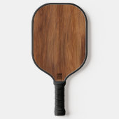 Rode Eikenhout Pickleball Paddle (Voorkant)