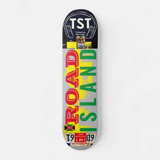 RODE EILAND Skateboard (Voorkant)