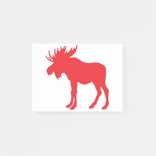 Rode Eland Post-it® Notes (Voorkant)
