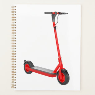 Rode elektrische scooter planner
